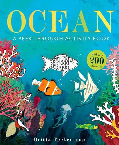 Ocean: A Peek-Through Activity Book - Teckentrup, Britta Cover Image