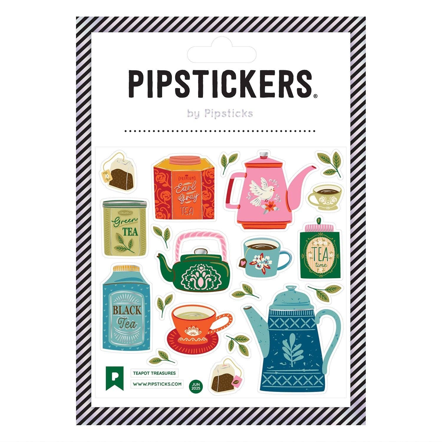 "Teapot Treasures" Stickers