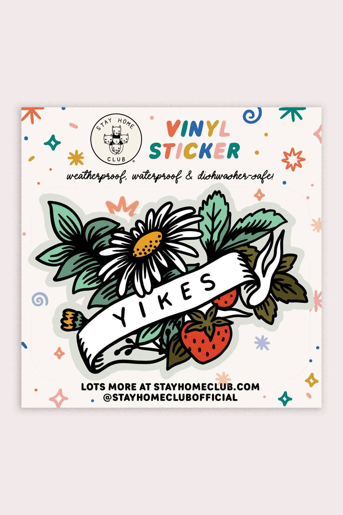 "Yikes" Vinyl Sticker
