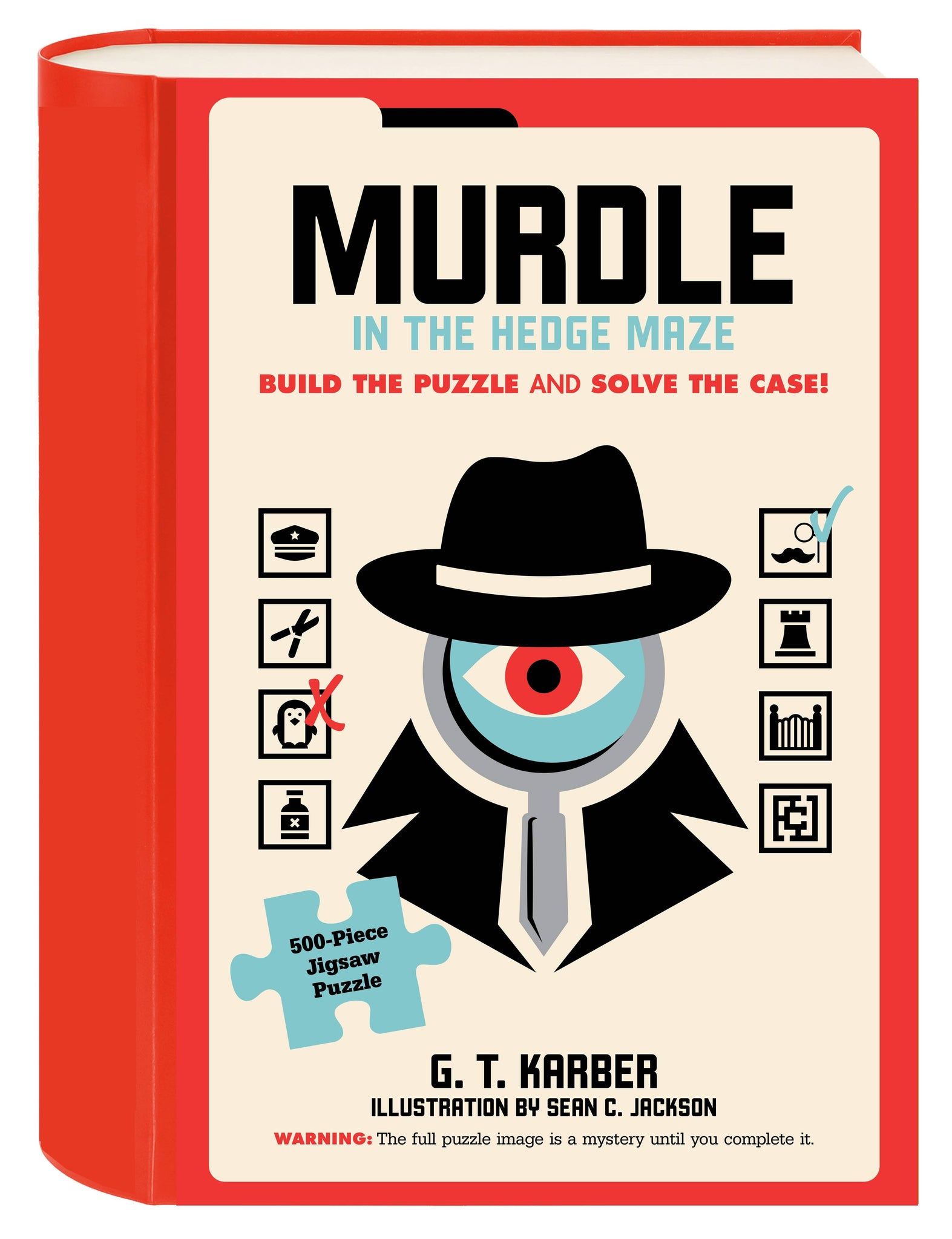 "Murdle in the Hedge Maze" Jigsaw Puzzle (500 Piece)