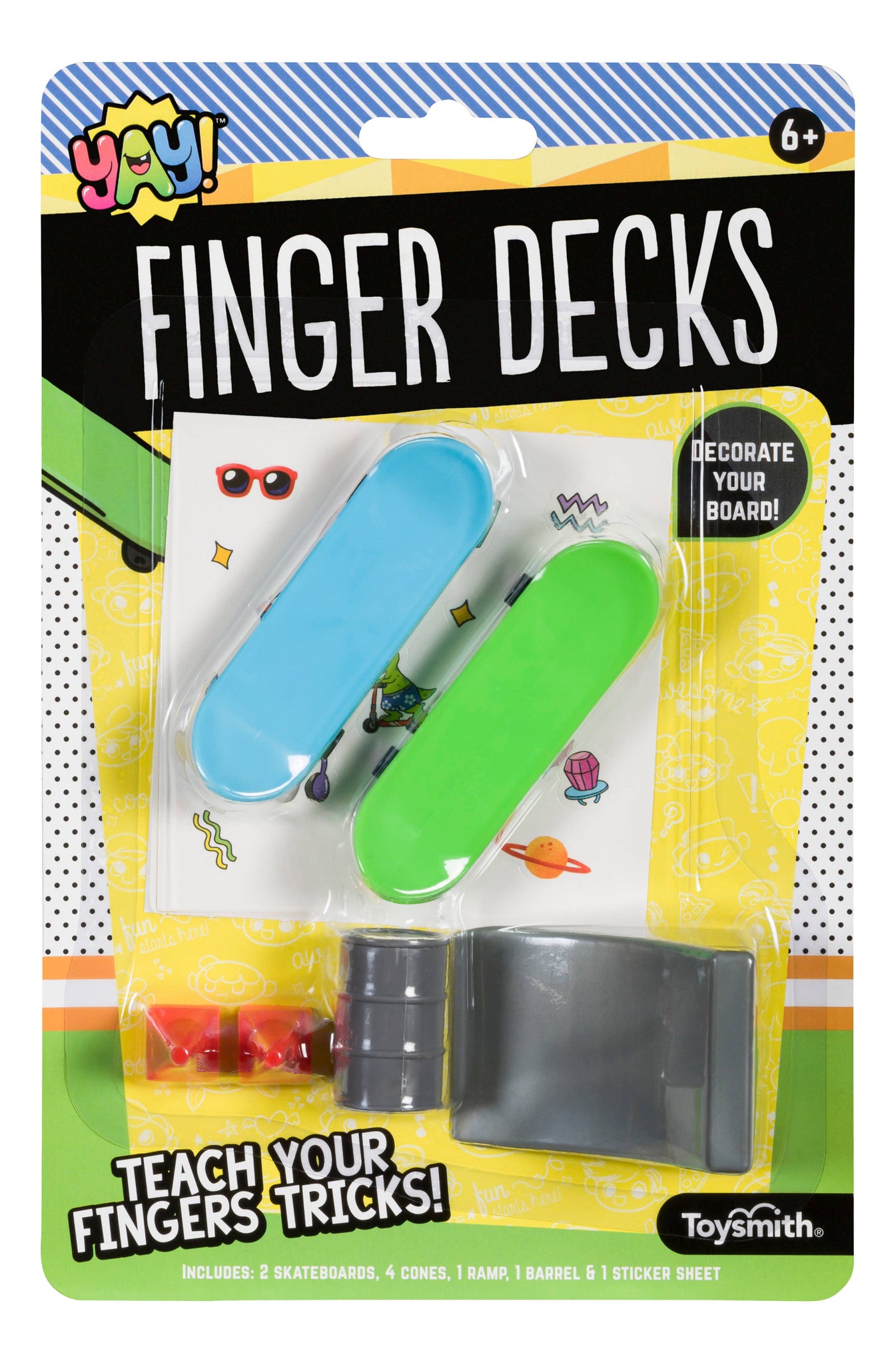 Yay! Finger Decks (Skateboards) Fun Kit: Decorate And Play