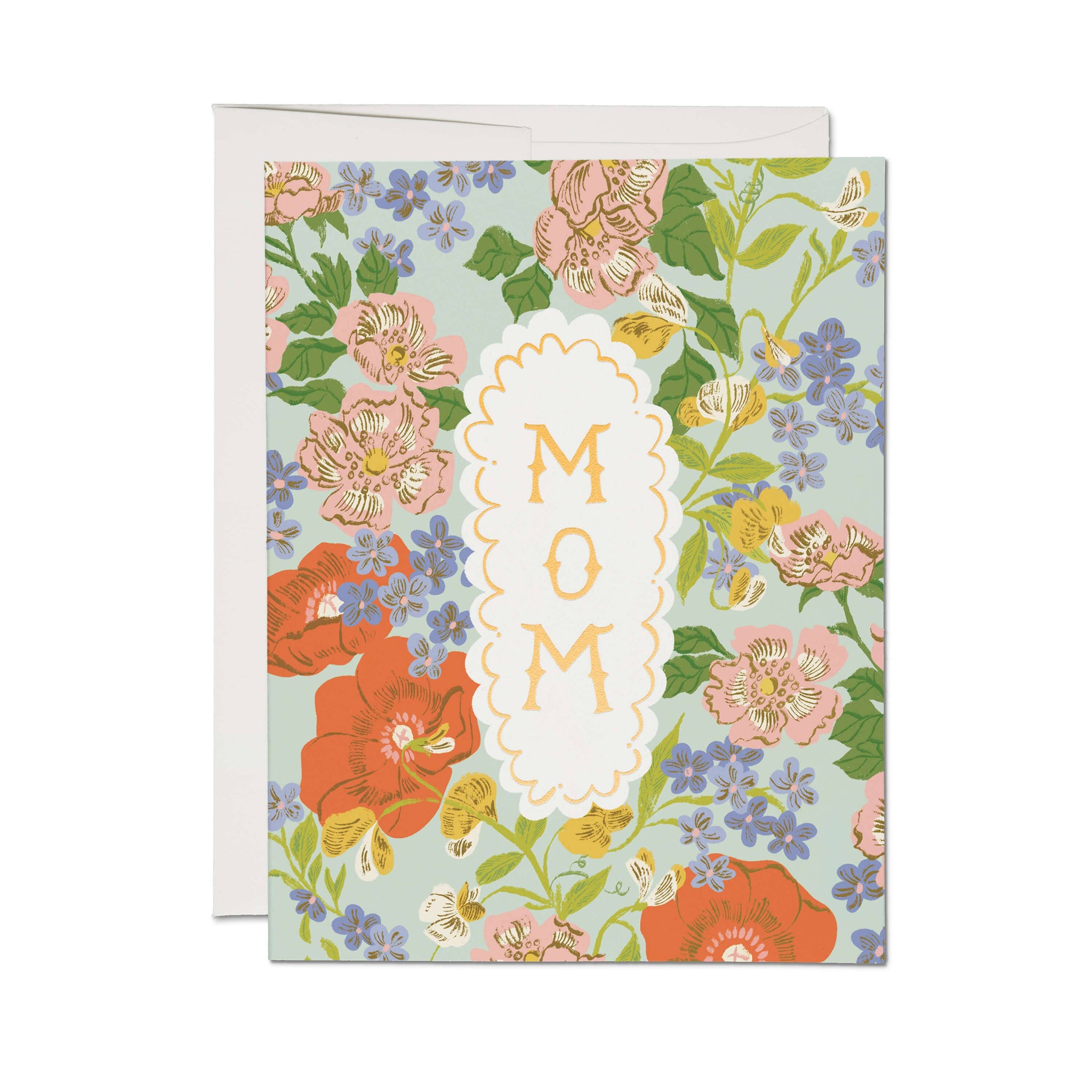 "Blossom Serenade - Mom" Greeting Card