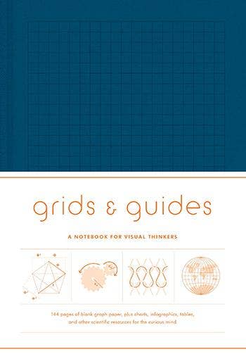 Grids & Guides: A Notebook for Visual Thinkers (Navy)
