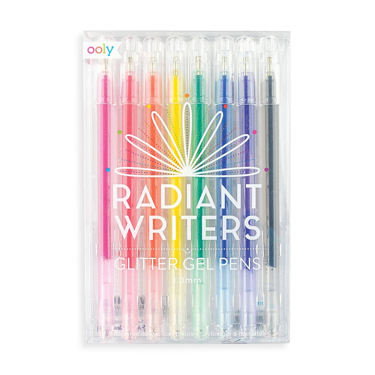 Radiant Writers Glitter Gel Pens (Set of 8)