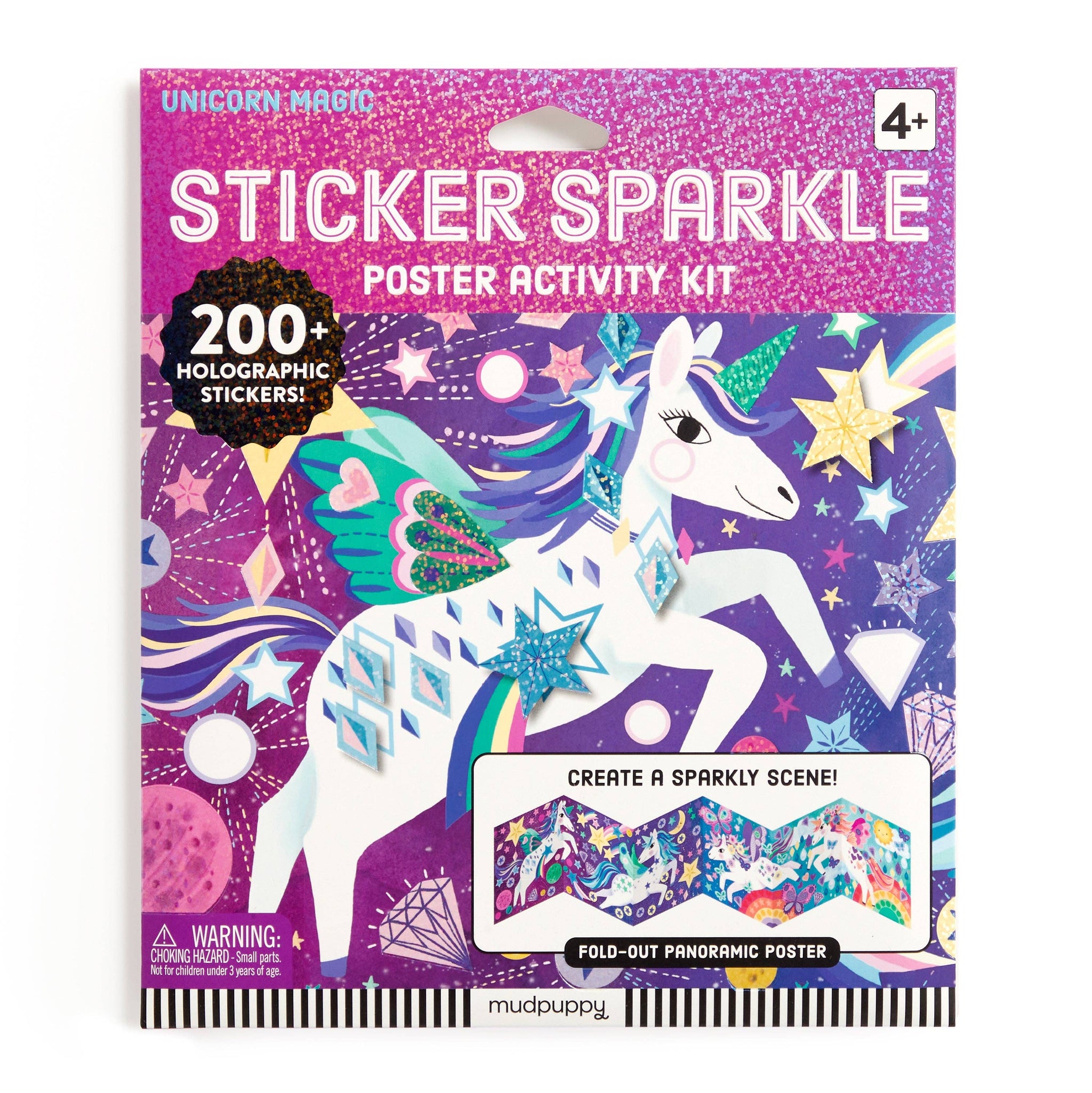 "Unicorn Magic" Sticker Sparkle Poster Activity Kit
