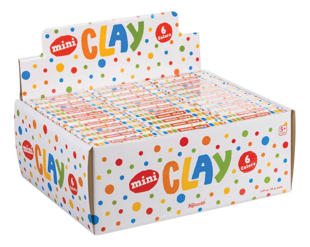 Mini Clay: 6 Vibrant Colors