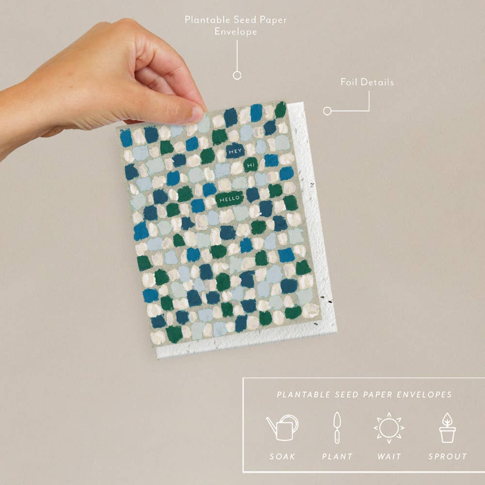 "Hey Hi Hello" Greeting Card