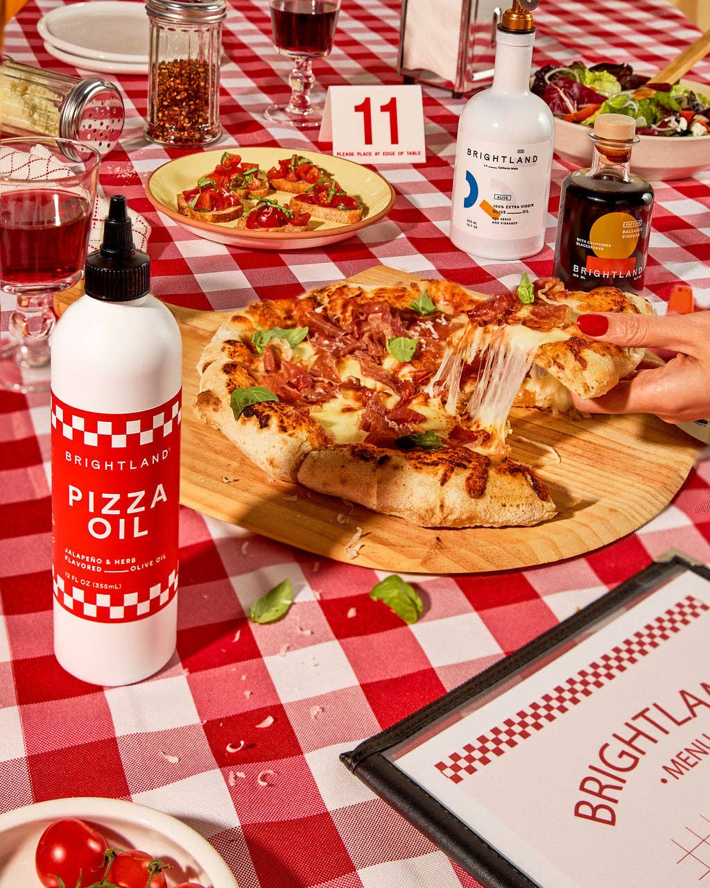 Brightland Pizza Oil (Jalapeño & Herb Flavored Olive Oil) – More