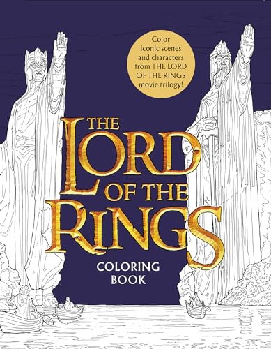 Lord of the Rings Movie Trilogy Coloring Book: Coloring Book - Warner Brothers Studio Cover Image