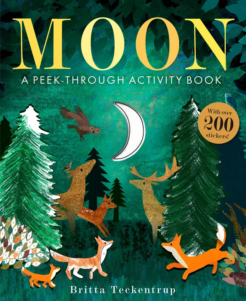 Moon: A Peek-Through Activity Book - Teckentrup, Britta