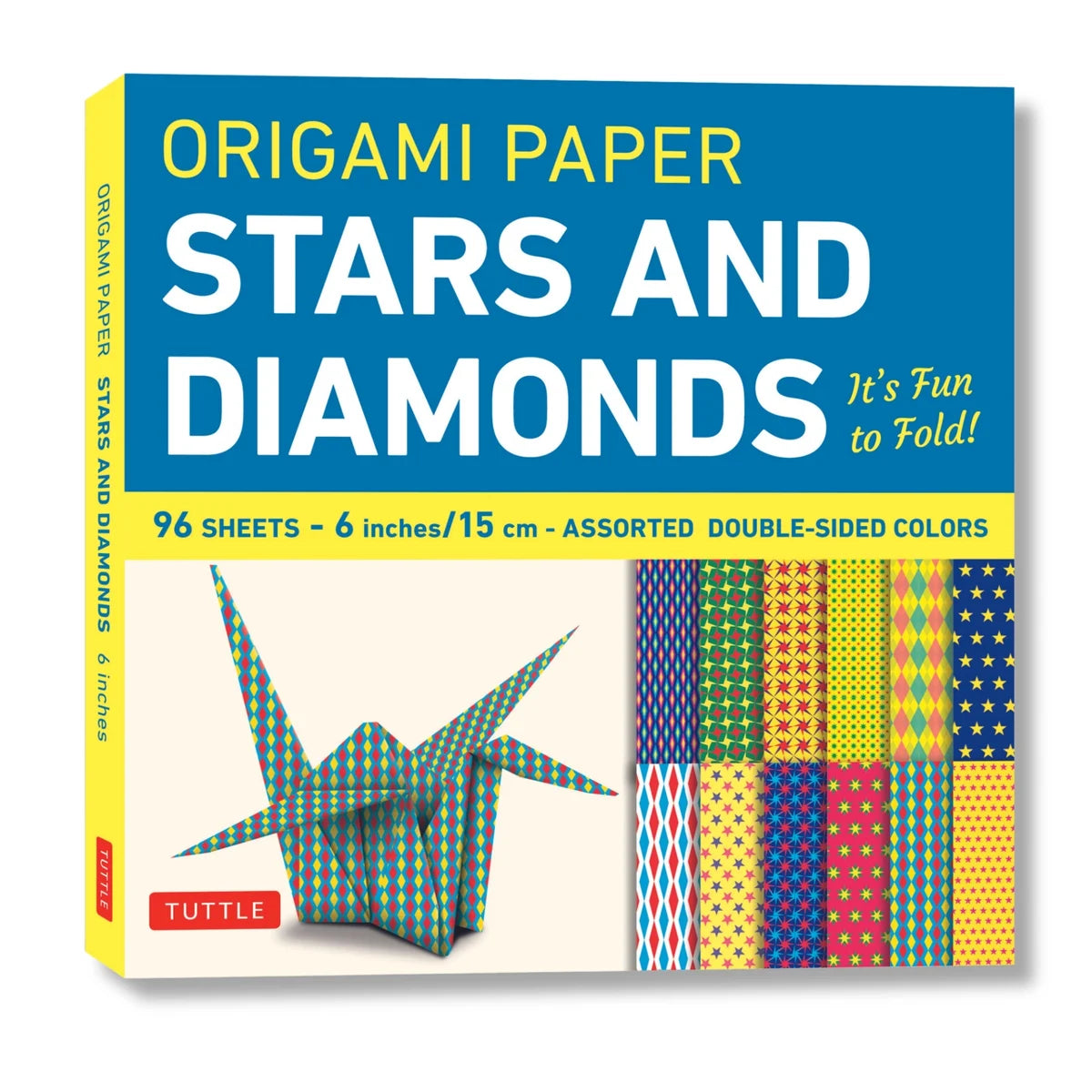 Origami Paper: Stars and Diamonds (96 Sheets, 6 Inch)