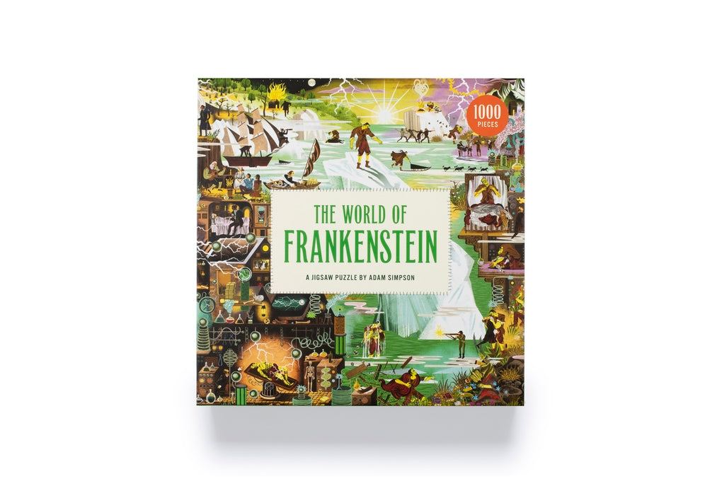 "The World of Frankenstein" Puzzle by Adam Simpson (1000 Piece)