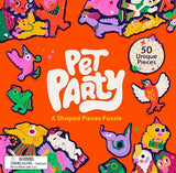 Pet Party: A Shaped Pieces Puzzle - Selmes, Caroline Cover Image