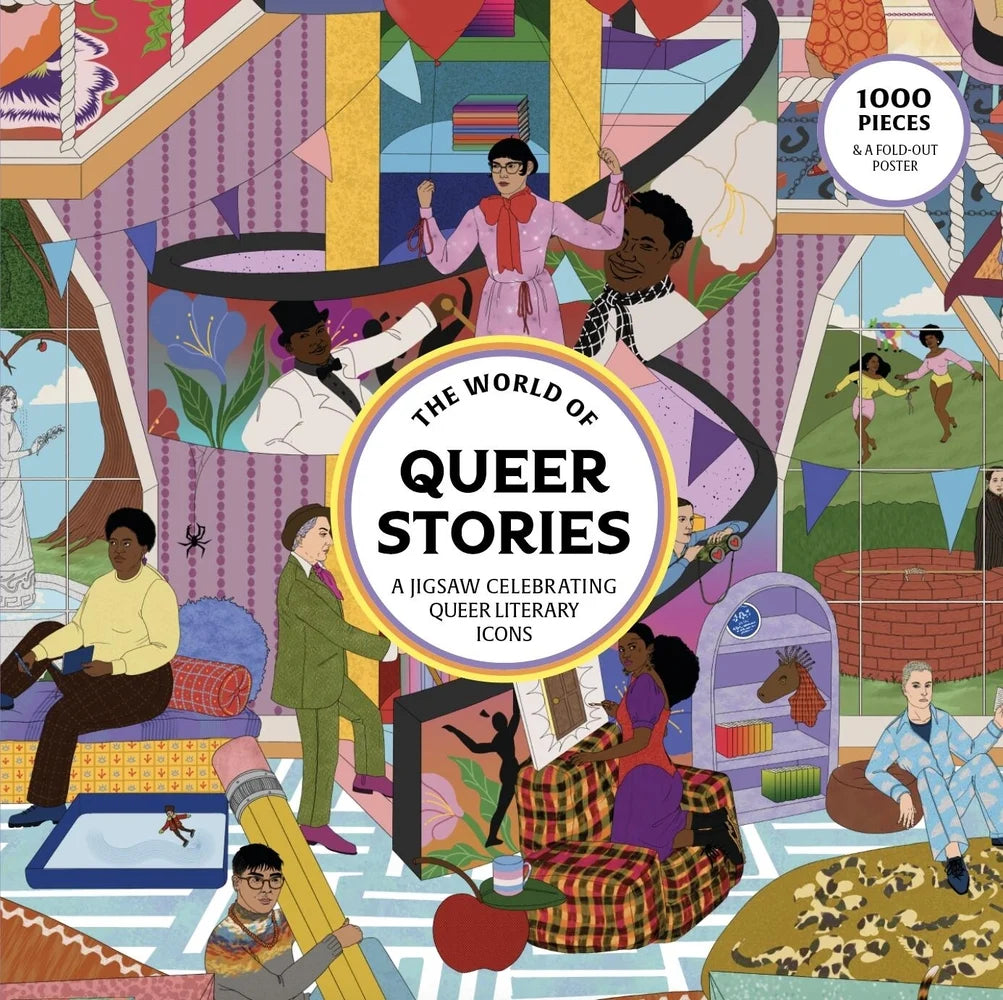 "The World of Queer Stories: Celebrating LGBTQ+ Literary Icons" Jigsaw Puzzle (1000 Piece)