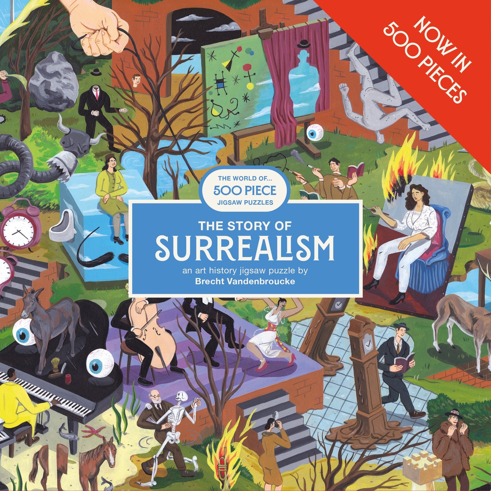 "The Story of Surrealism" An Art History Jigsaw Puzzle (500 Piece)