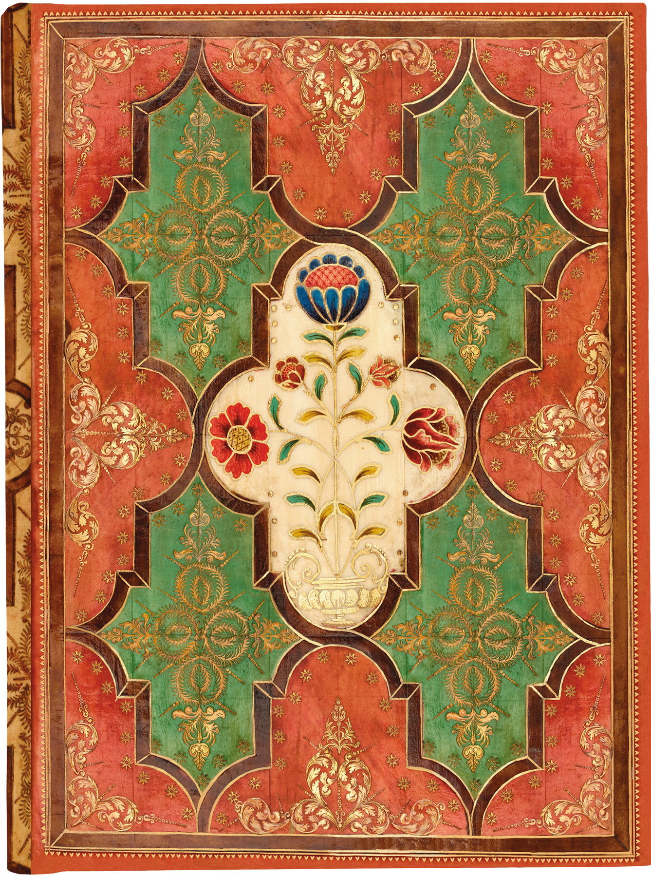 "Floral Parchment" Hardcover Journal
