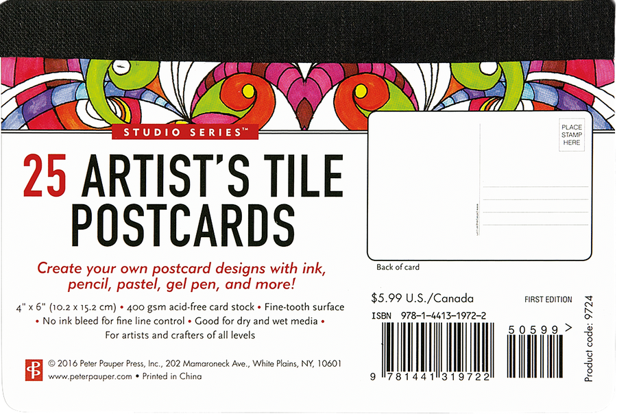 Studio Series: Artist's Tile Postcards