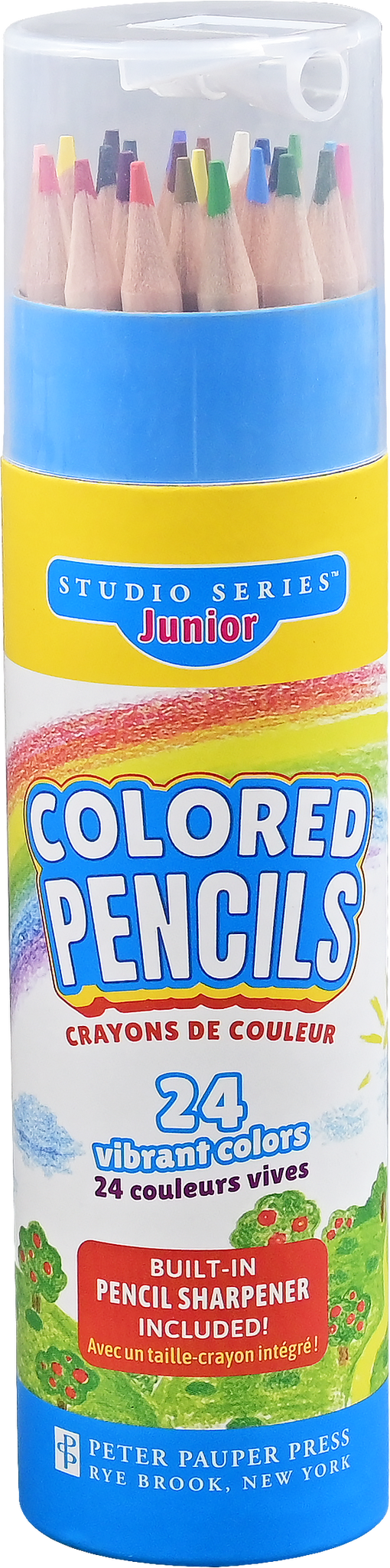 Studio Series: Junior Colored Pencil Tube Set (24-Colors)
