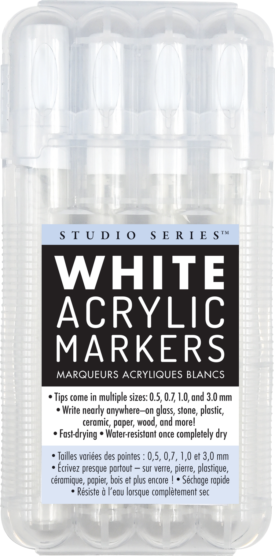 Studio Series: White Acrylic Markers (Set of 4)