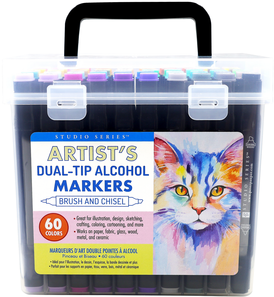 Studio Series: Artist's Dual-Tip Alcohol Markers (Set of 60 Colors)