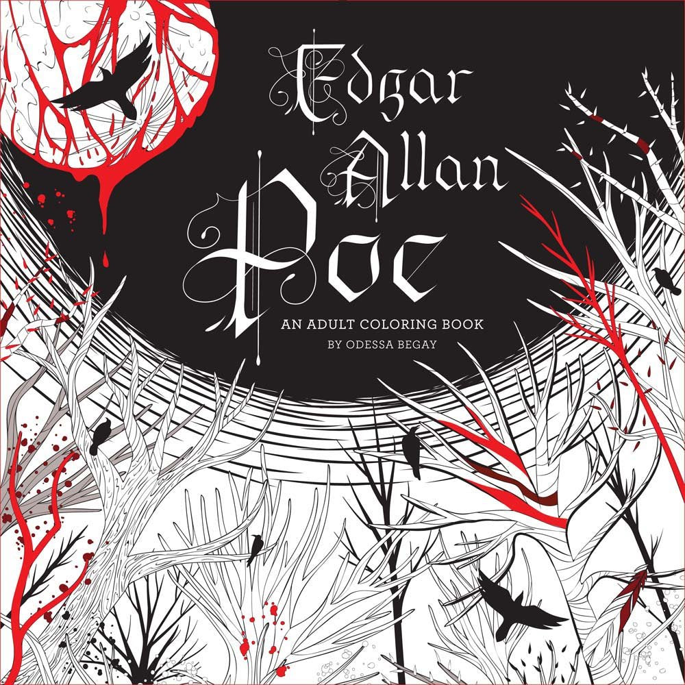 Edgar Allan Poe: An Adult Coloring Book - Begay, Odessa Cover Image