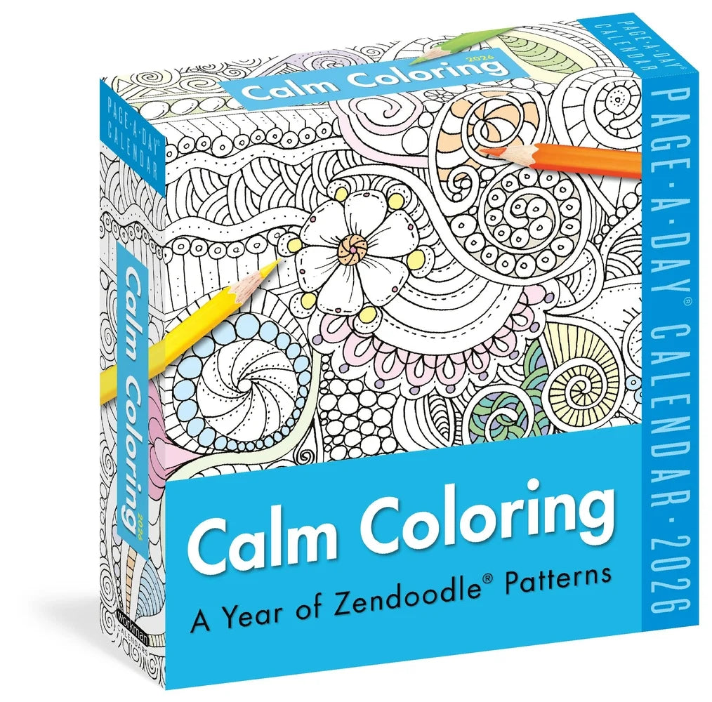 Calm Coloring Page-A-Day(r) Calendar 2026: A Year of Zendoodle(r) Patterns