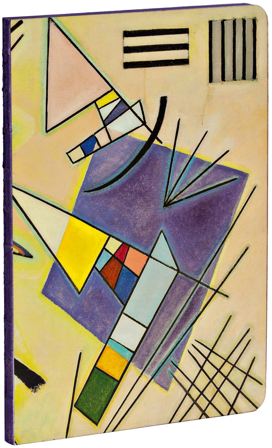 "Black and Violet by Vasily Kandinsky" A5 Notebook