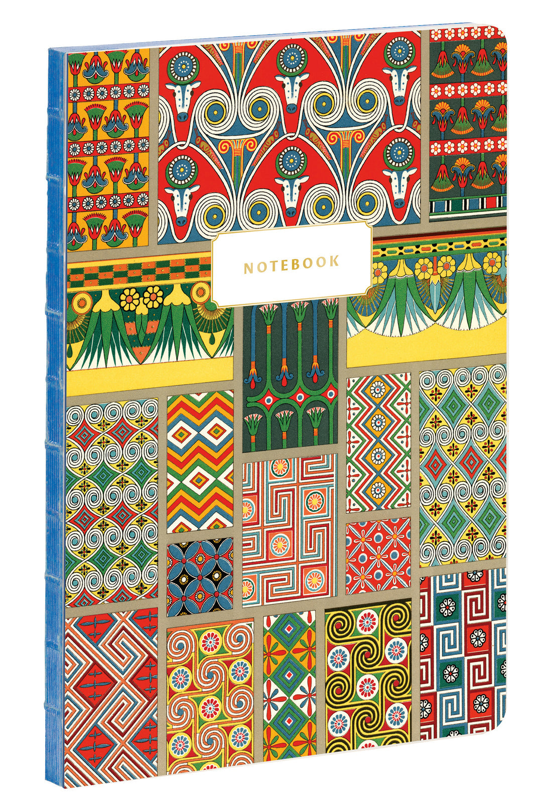 "Ancient Egypt Patterns - Albert Racinet" A5 Notebook