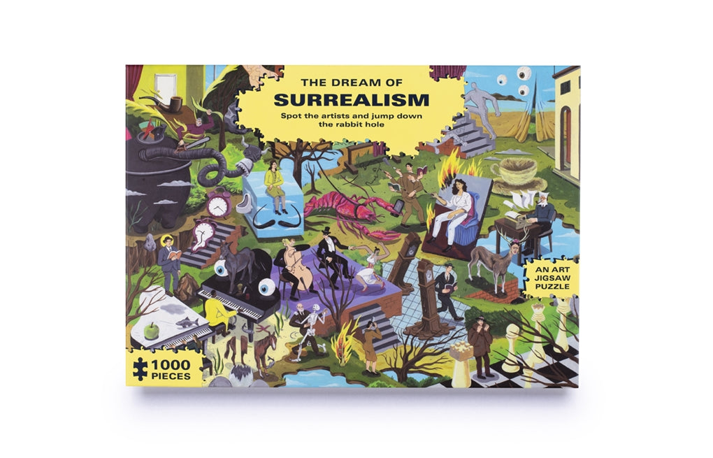 "The Dream of Surrealism: Spot the Artists and Jump Down the Rabbit Hole" Puzzle (1000 Piece)