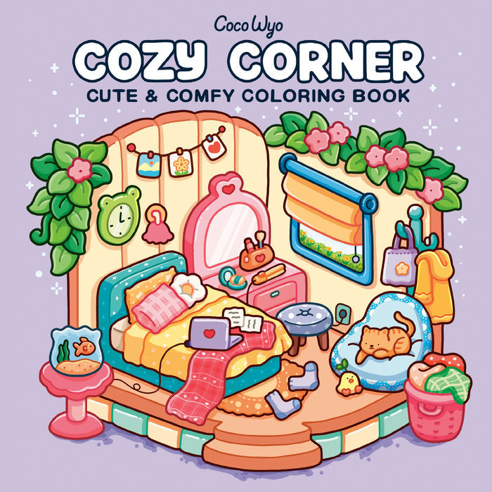 Cozy Corner: Coloring Book for Adults and Kids - Coco Wyo