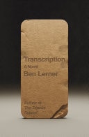 Transcription - Lerner, Ben Cover Image