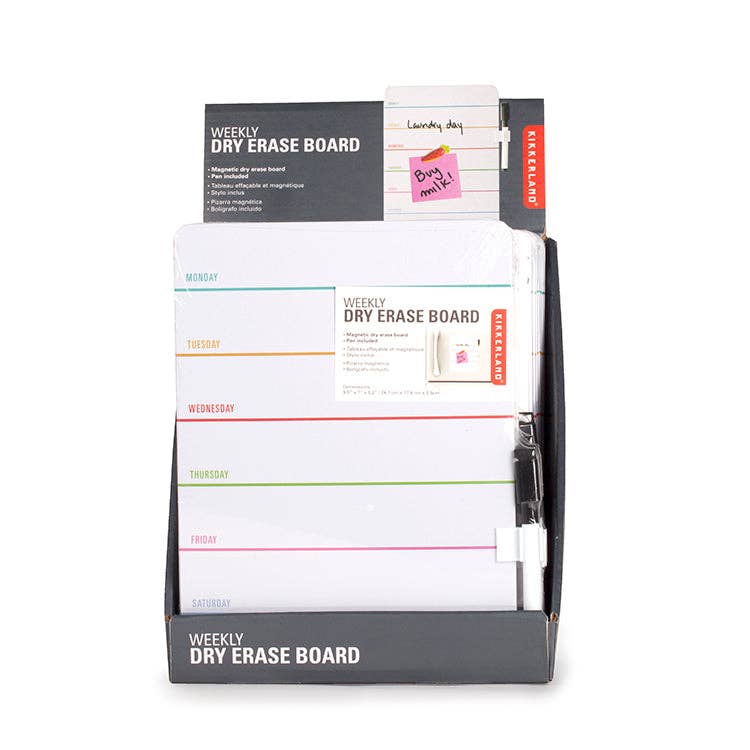 Weekly Magnetic Dry Erase Board