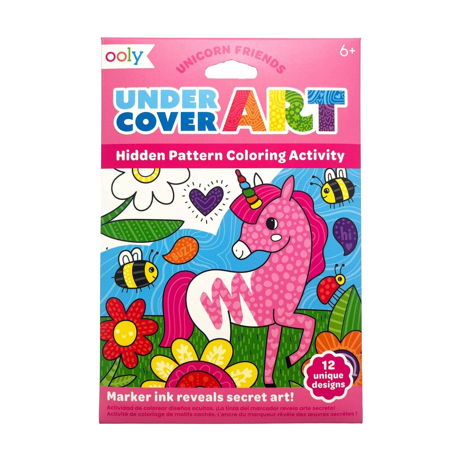 Undercover Art Hidden Patterns Coloring: Unicorn Friends
