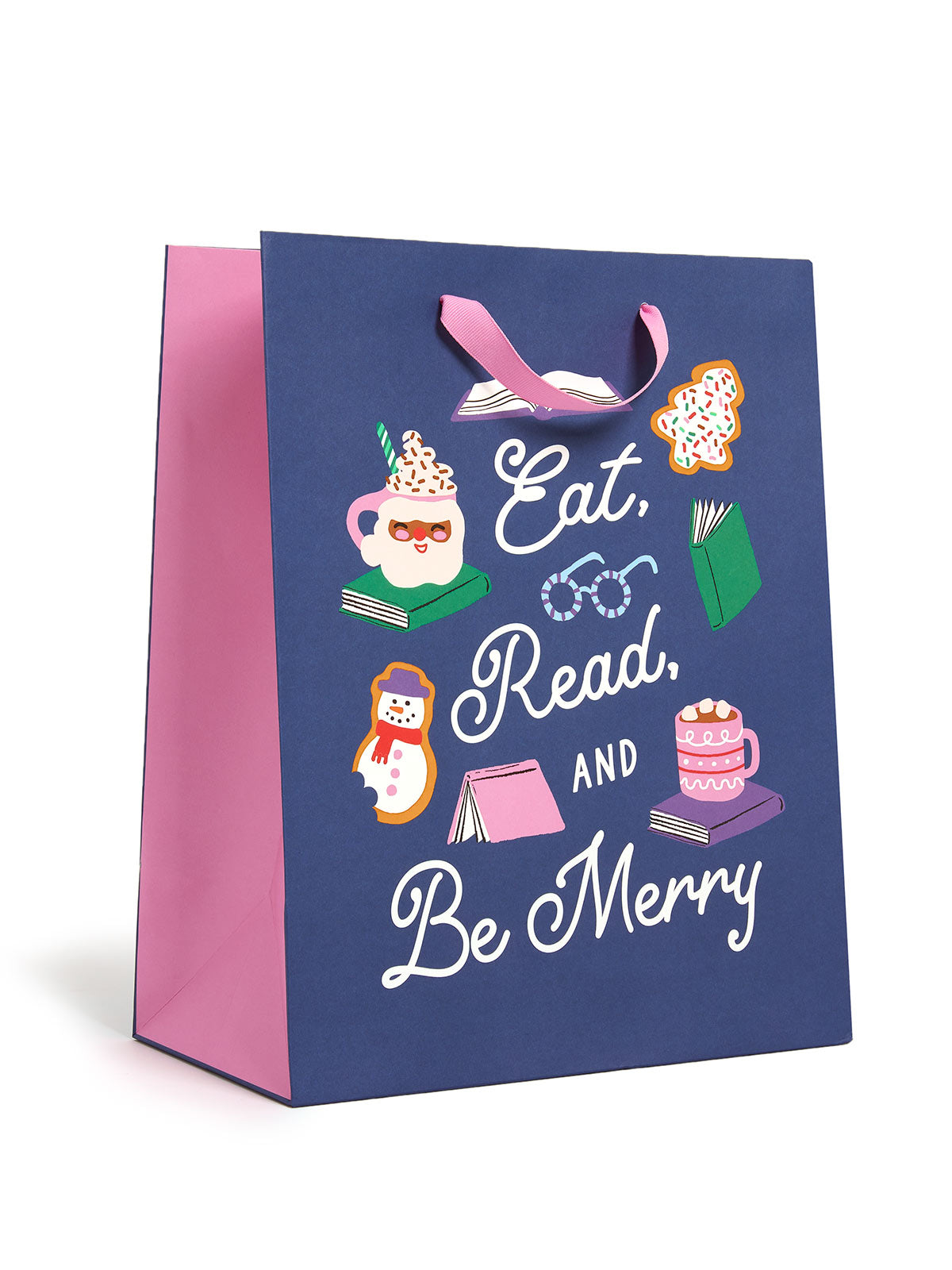 "Eat, Read, & Be Merry" Large Gift Bag (2025)