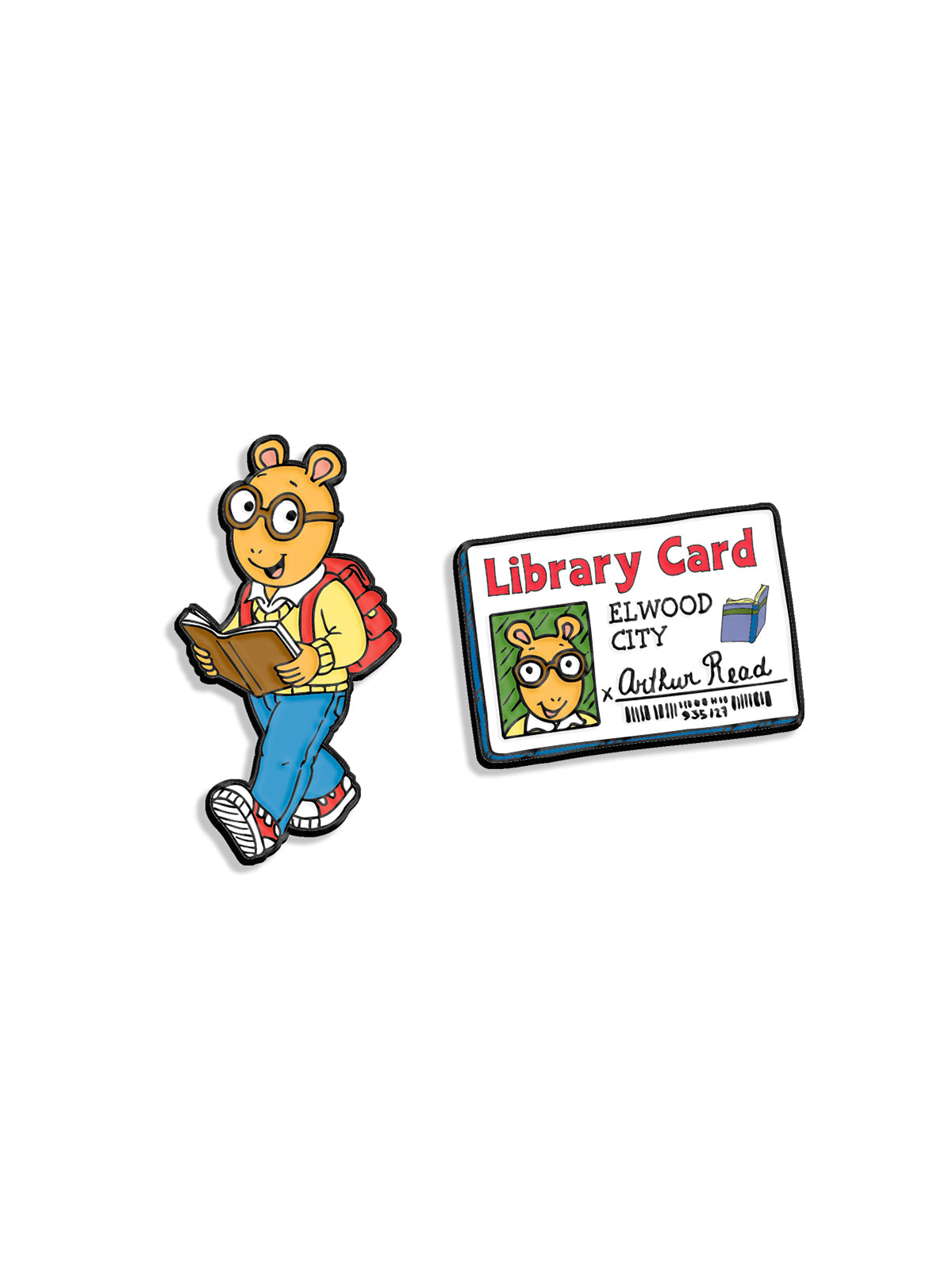 "Arthur" Enamel Pins (Set of 2)