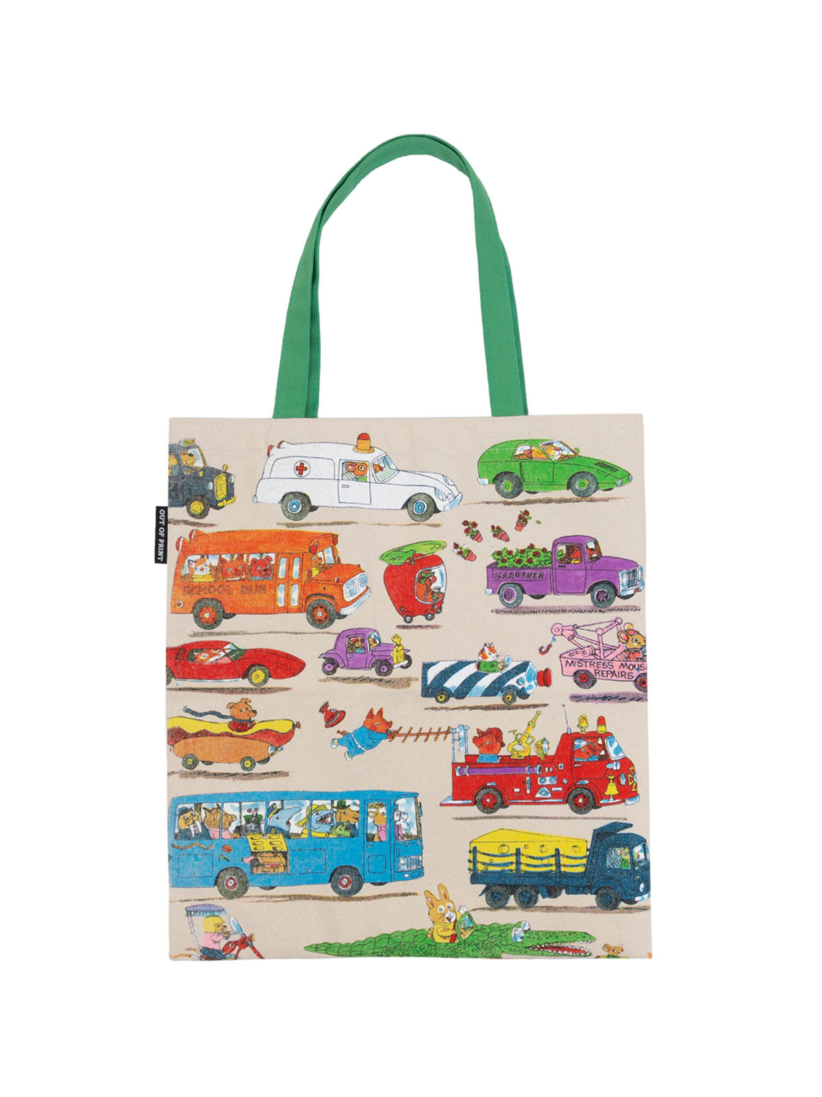 "Cars and Trucks and Things That Go" Richard Scarry Tote Bag