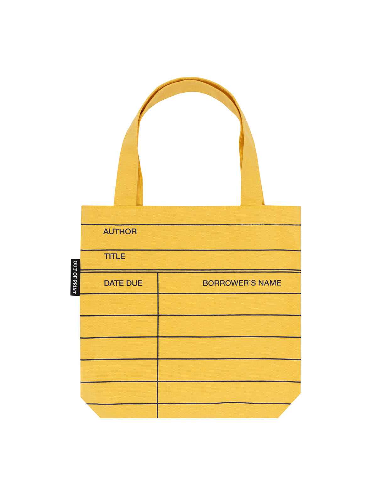 "Library Card" Mini Tote Bag