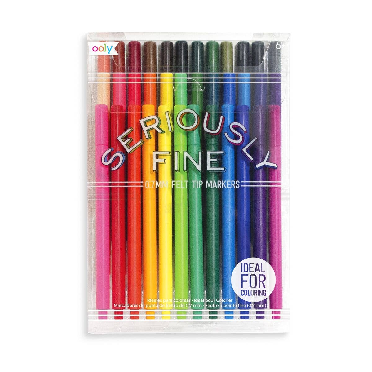 Seriously Fine Felt Tip Markers (Set of 36)
