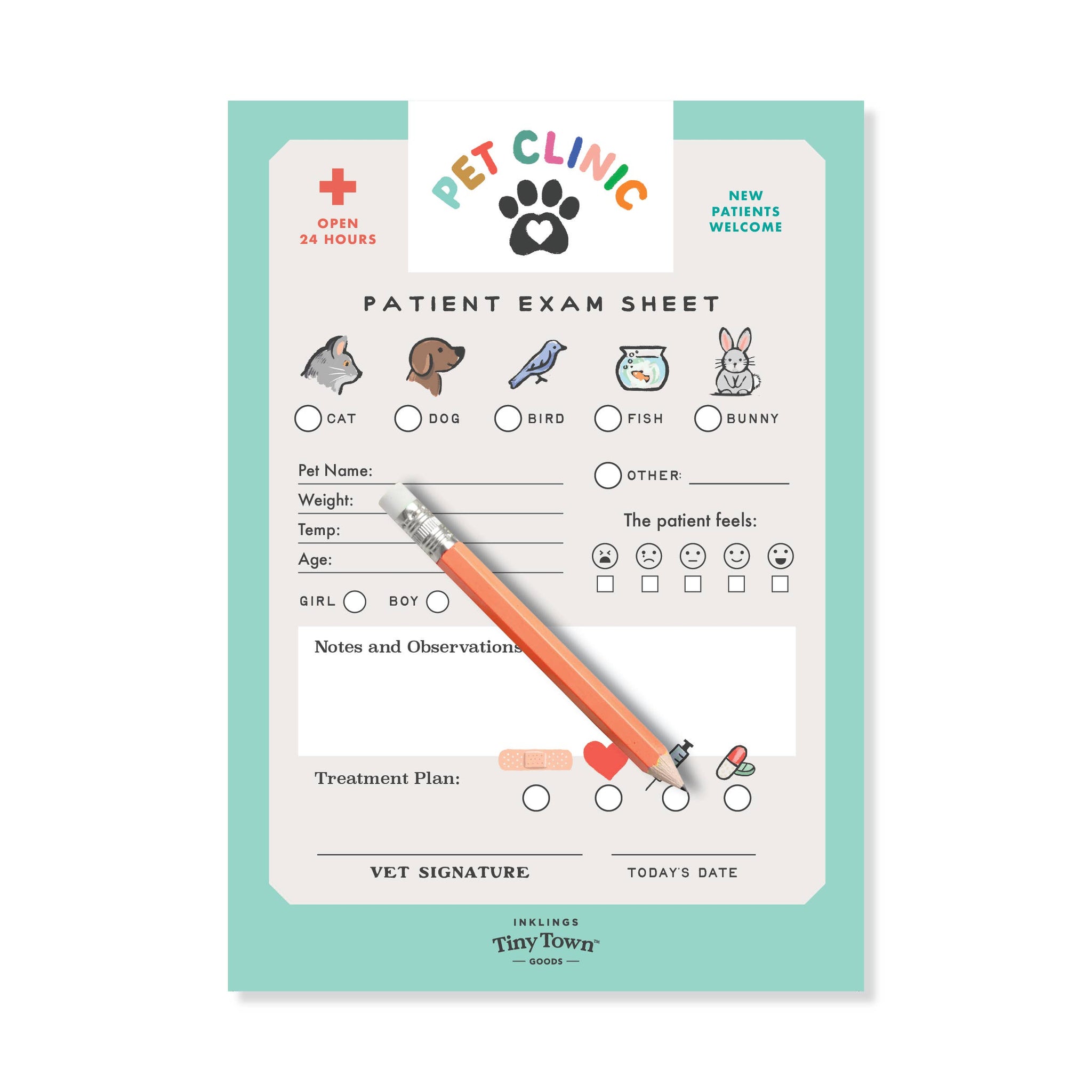 Inklings Tiny Town™ Play Notepad: Pet Clinic