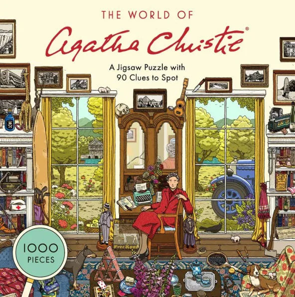"The World of Agatha Christie" Puzzle with 90 Clues to Spot - 1000 Piece