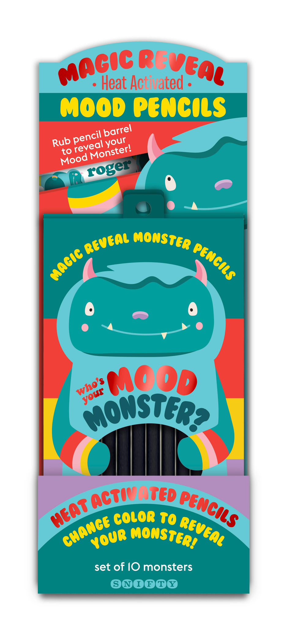 Mood Monster: Magic Reveal Pencils (Set of 10)