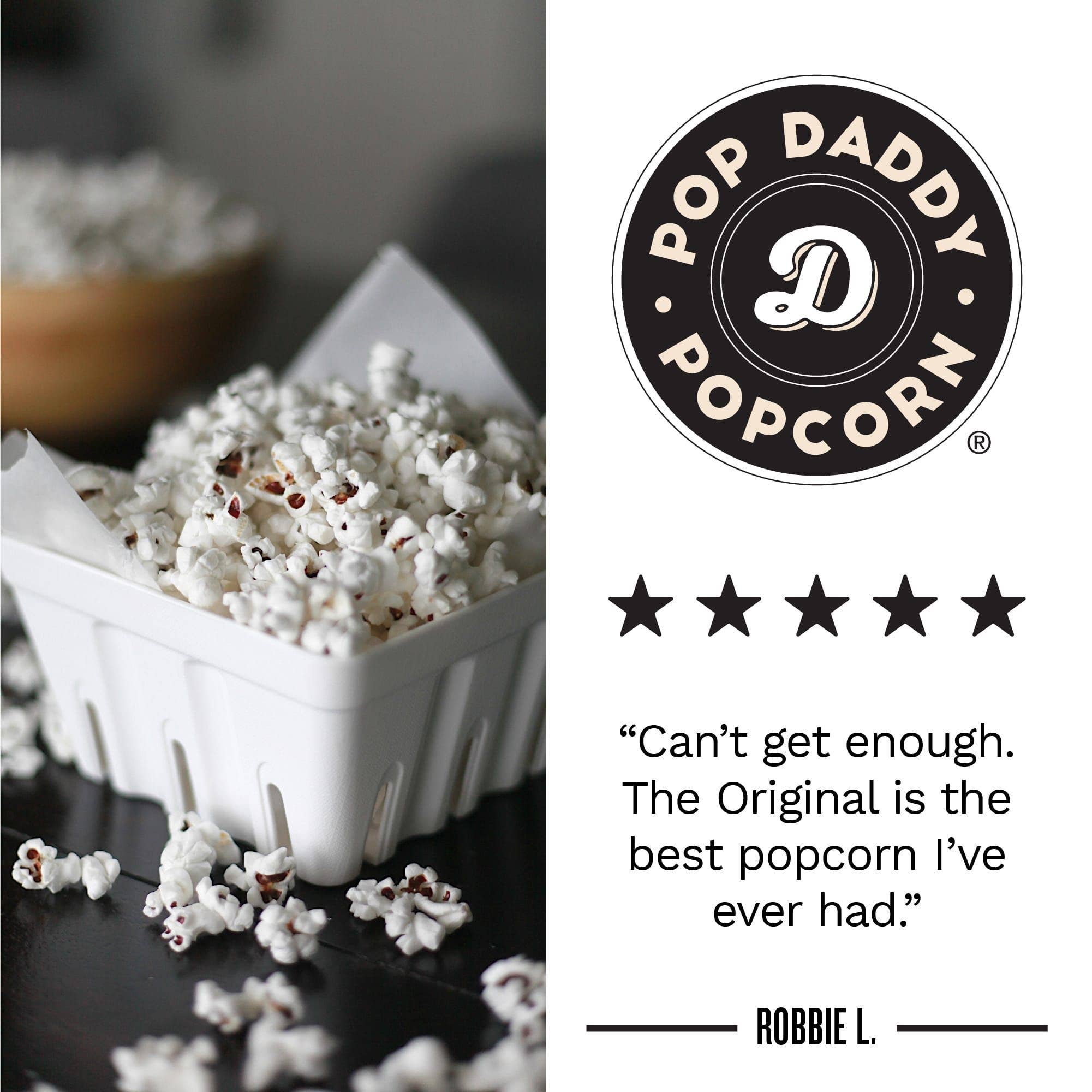 Pop Daddy Popcorn (2oz Snack Size) – More Than Words