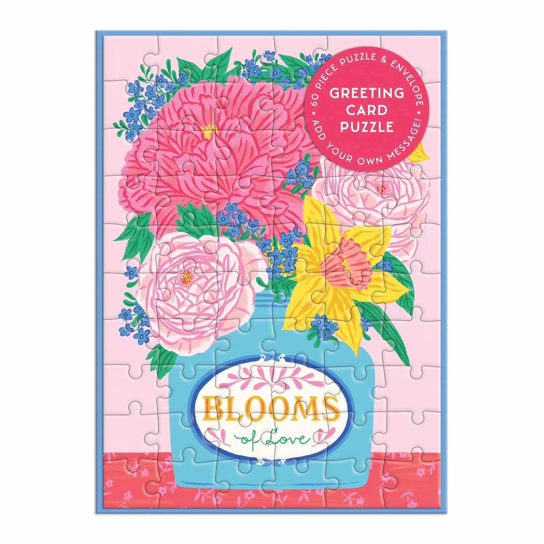 "Blooms of Love" Greeting Card Puzzle (60 Piece)