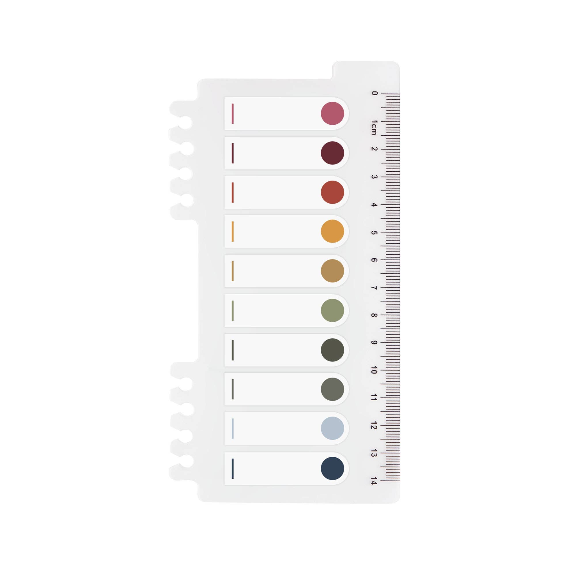Half-Circle Index Sticky Tabs: Dusk Morandi