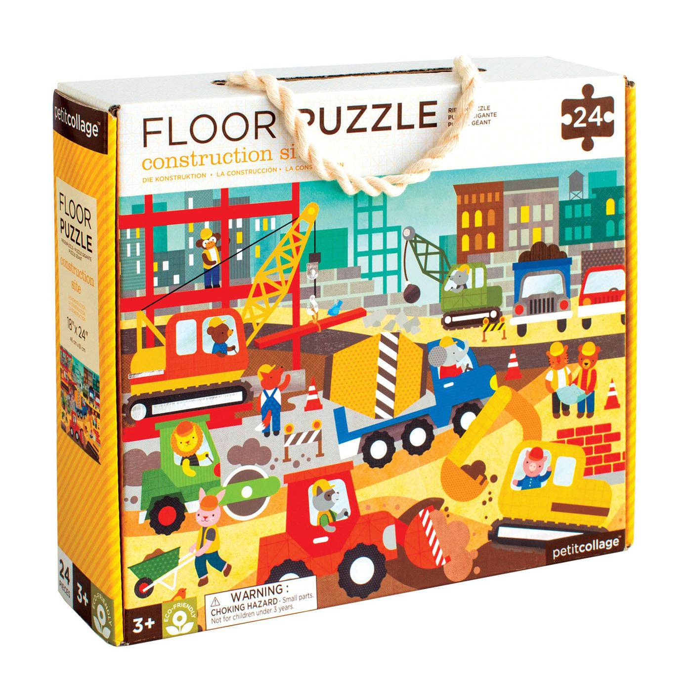 "Construction Site" Floor Puzzle (24 Piece)