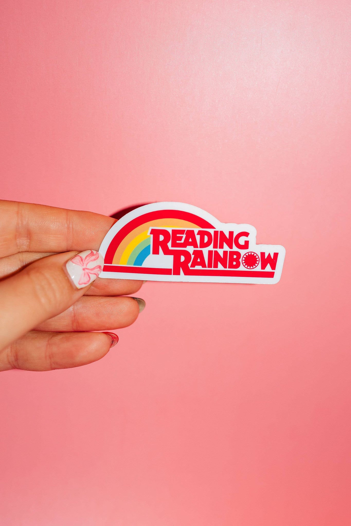 "Reading Rainbow" Sticker