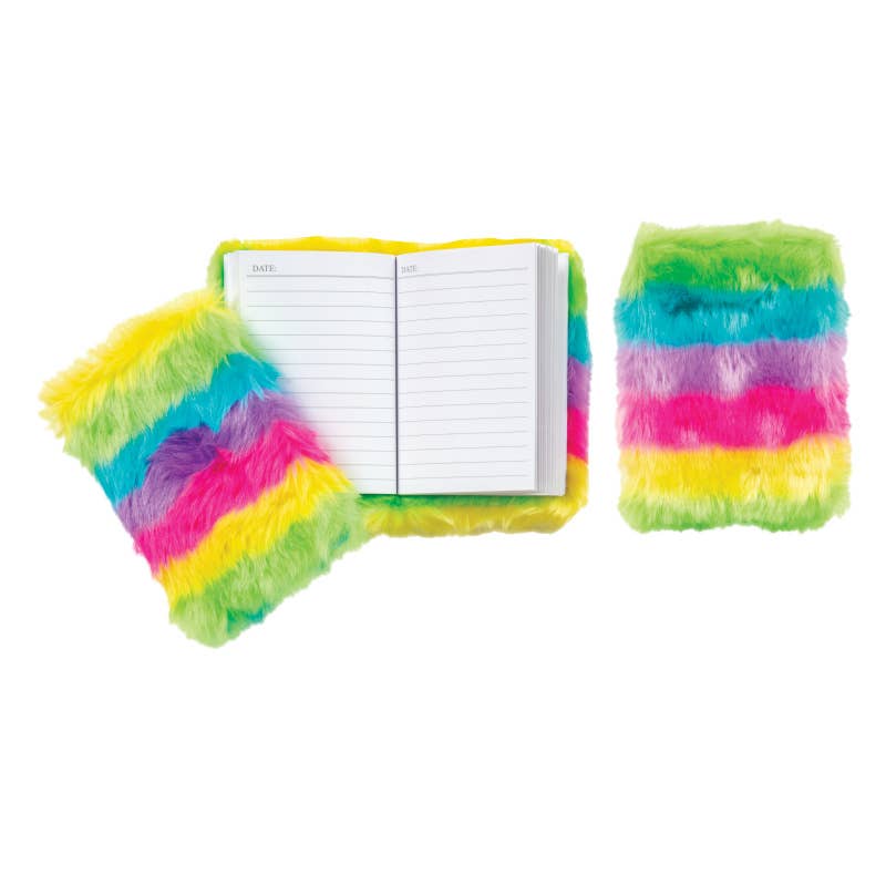 Furry Rainbow Pocket Notebook