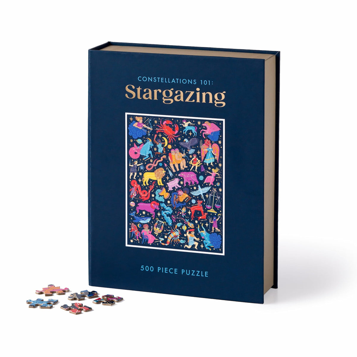 "Constellations 101: Stargazing" 500 Piece Book Puzzle