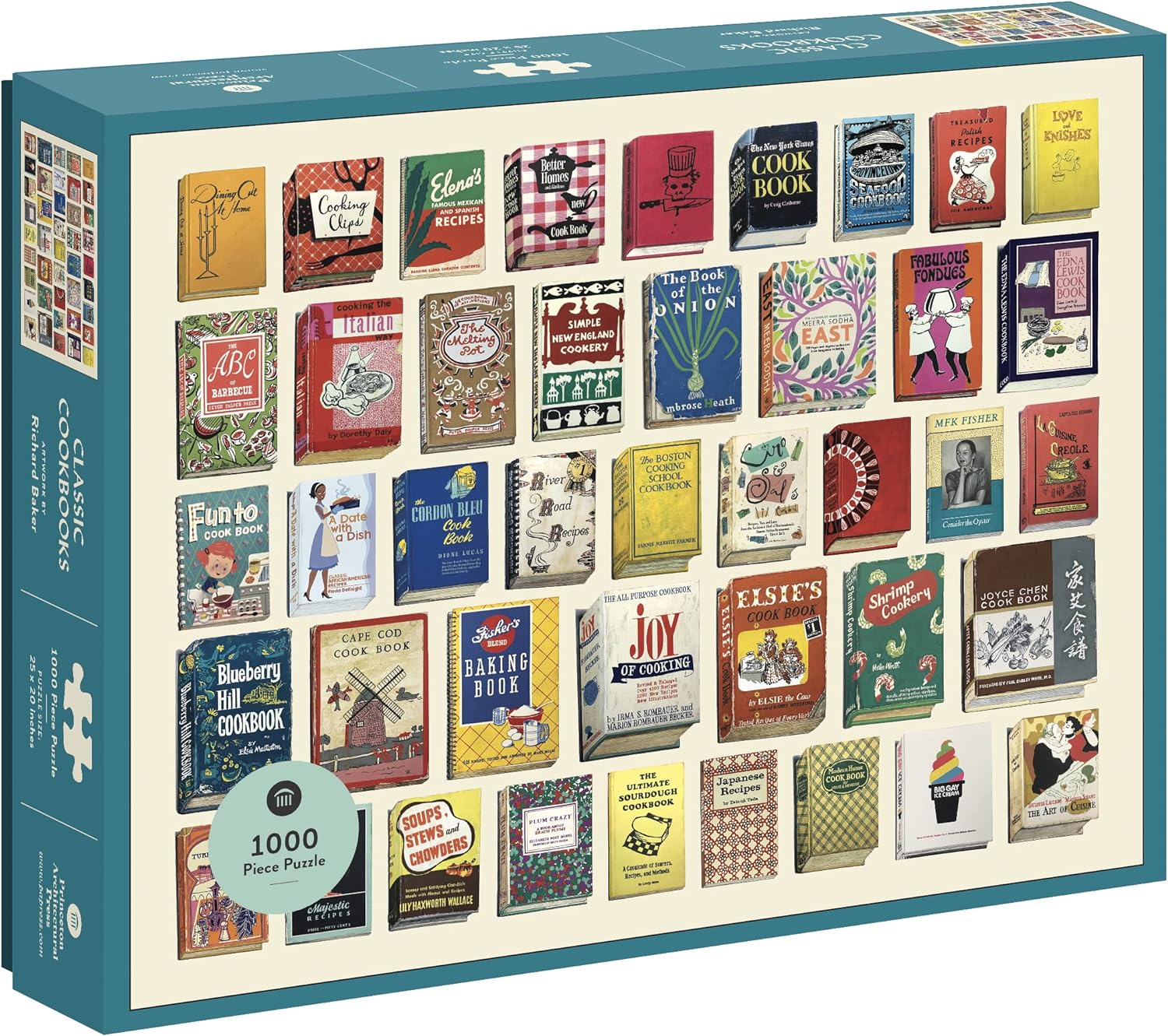 "Classic Cookbooks" Puzzle - 1000 Piece