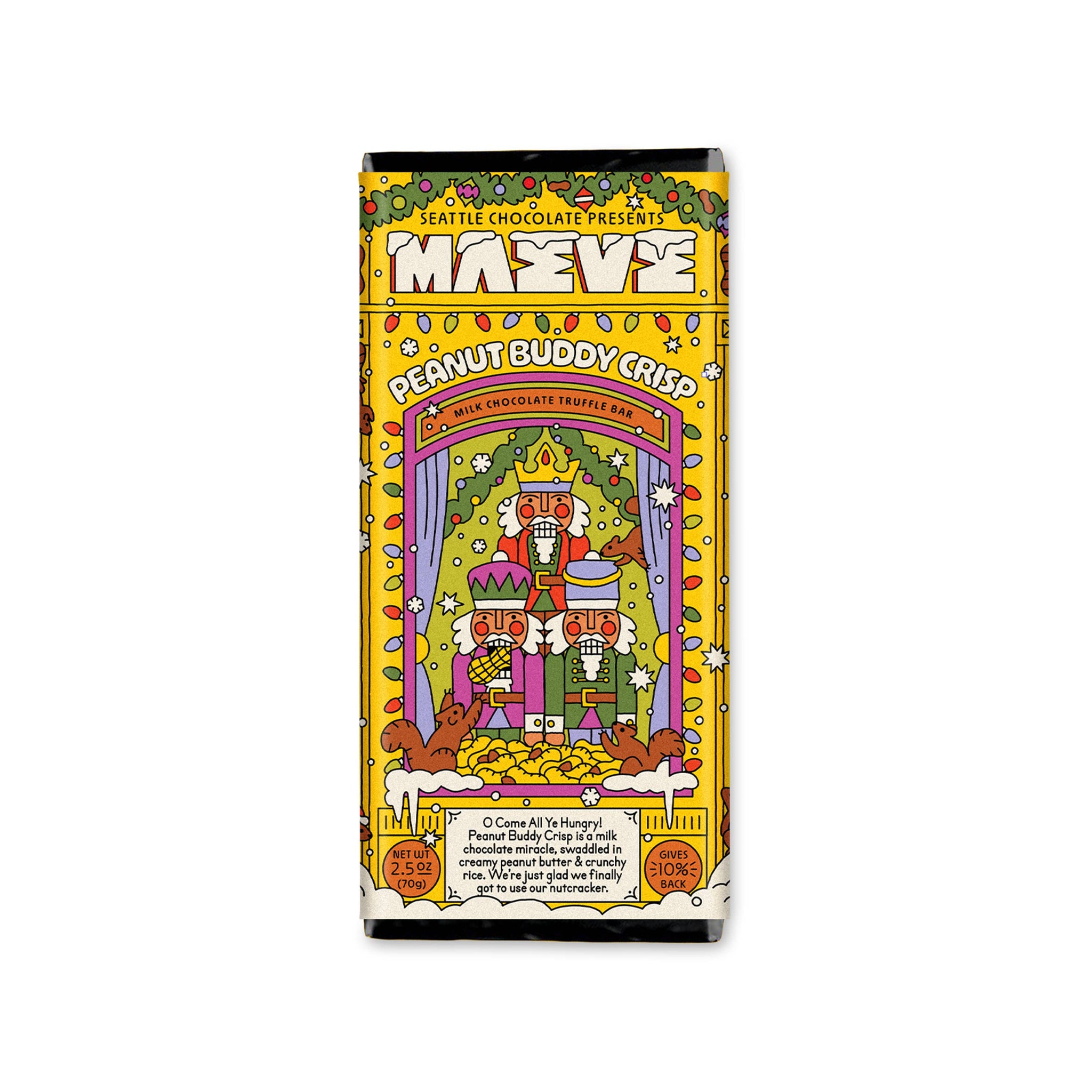 Peanut Buddy Crisp Milk Chocolate Truffle Bar